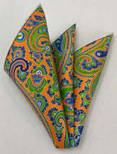 Modern Madder Macclesfield Printed Silk Pocket Square MMPP-98